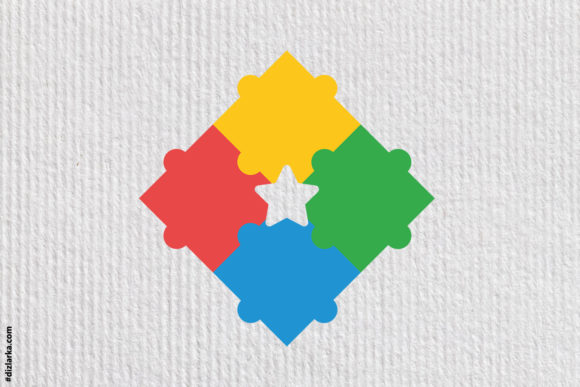 Autism Puzzle Plaid: A Unique Graphic Design Asset for Crafts and Creative Projects