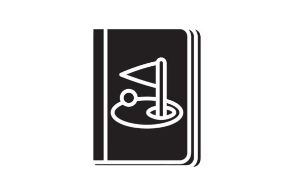 Book Icon Golf Black Filled Design Art: A Brand Designer’s Take on This Freebie Graphic