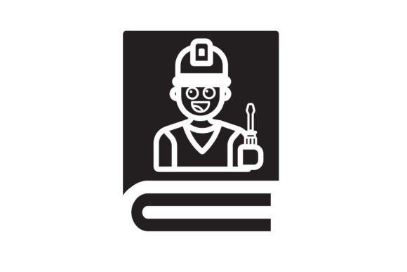 Book Icon Repairman Design: A Versatile Graphic for Bloggers and Publishers