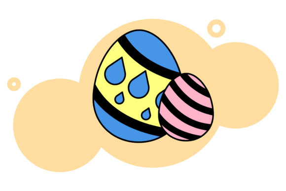 Easter Icon Creative Art Water Design: A Versatile Graphics Freebie for Crafters