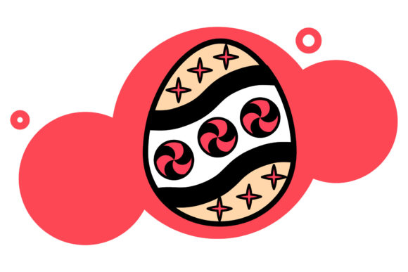 Easter Icon Design Creative Egg Lollipop: A Versatile Graphic for Local Business Branding