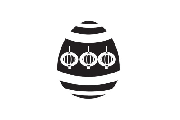 Easter Icon Lanterns Black Filled Design: A Designer’s Honest Take