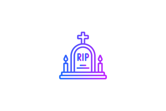 Easter Icon Tombstone Simple Gradient – A Versatile Graphic Design Freebie