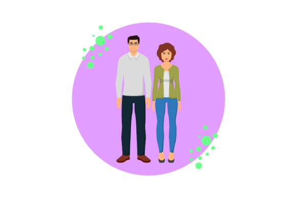 Family Illustration Bubbles Background: A Versatile Graphic Design Freebie