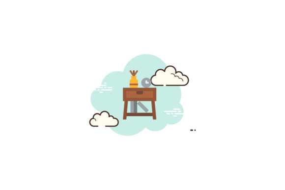 House Icon Bedside Table Cloud White Sky Review