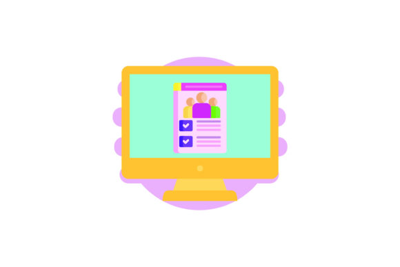 Laptop Flat Icon Data: A Versatile Graphic Design Asset for Local Business Branding