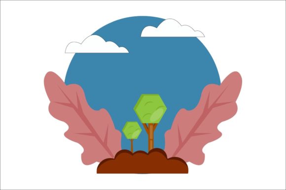 Spring Flat Icon Illustration-239 Review for Embroidery Projects