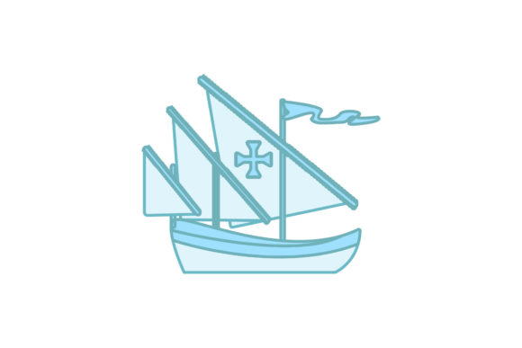 Travel Icon Vector Ship Design: A Creative Graphic for Content Publishing